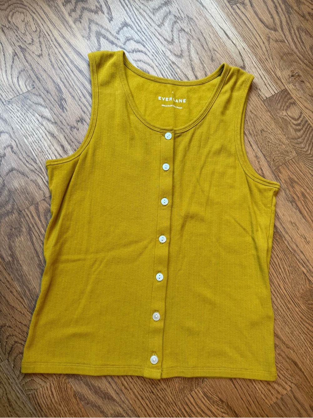 Everlane pointelle tank top. Size small.